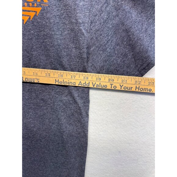 Jerzees Dry Power Tacor Logo Gray T-Shirt M 50/50 Cotton Polyester Blend - Picture 4 of 9